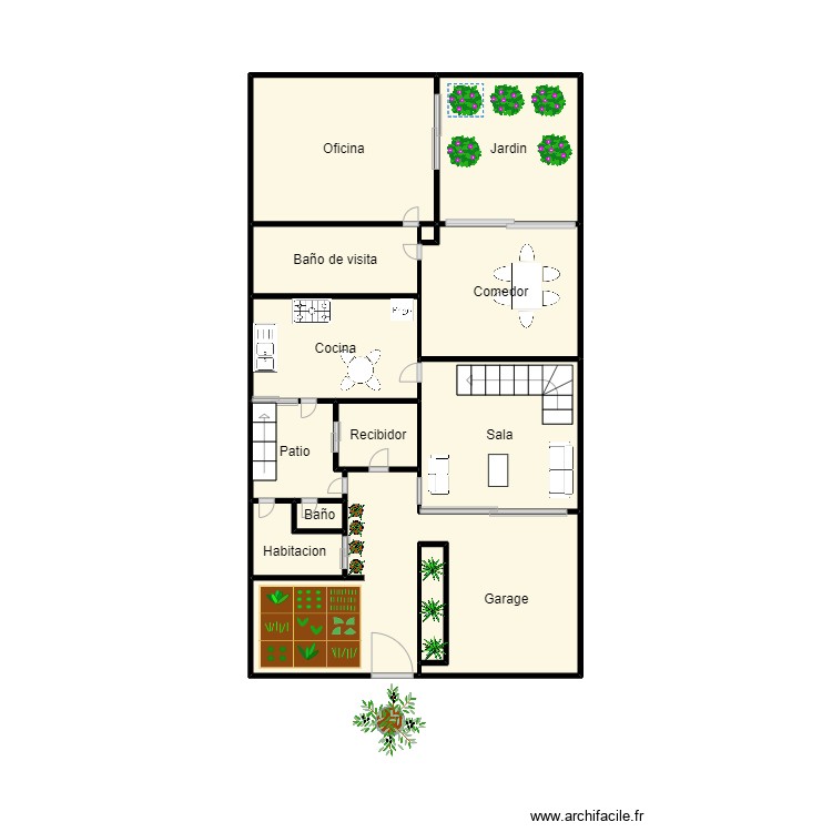 Casa 1. Plan de 0 pièce et 0 m2 Casa 1. Plan de 0 pièce et 0 m2