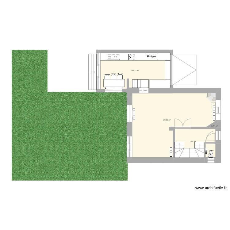 Kitchen B. Plan de 0 pièce et 0 m2