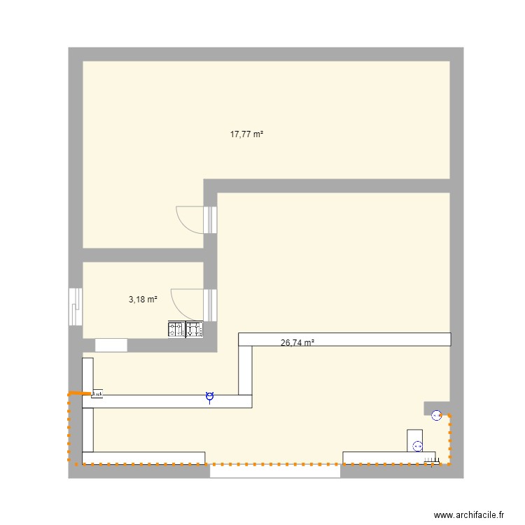 Taringuita. Plan de 0 pièce et 0 m2