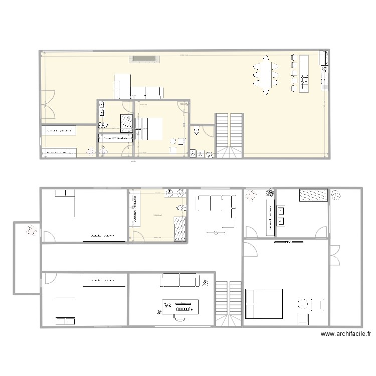 casa completa. Plan de 0 pièce et 0 m2