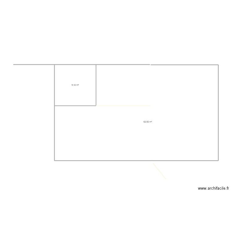mi casa. Plan de 0 pièce et 0 m2