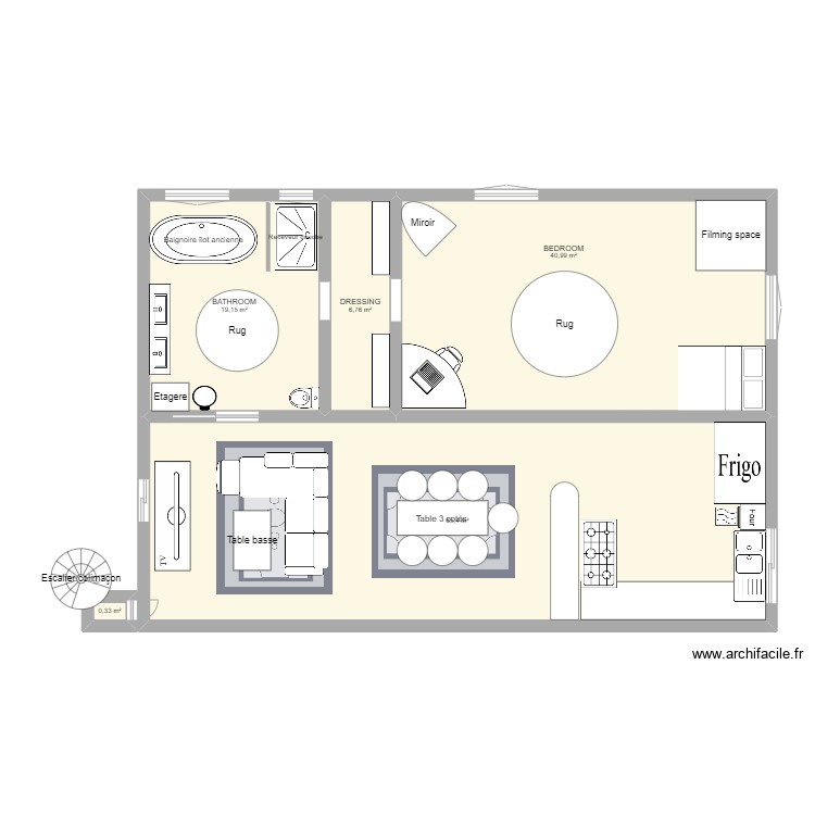 my house. Plan de 0 pièce et 0 m2