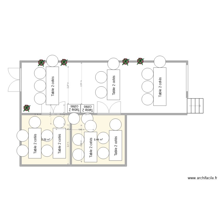 Patio Morhop. Plan de 0 pièce et 0 m2