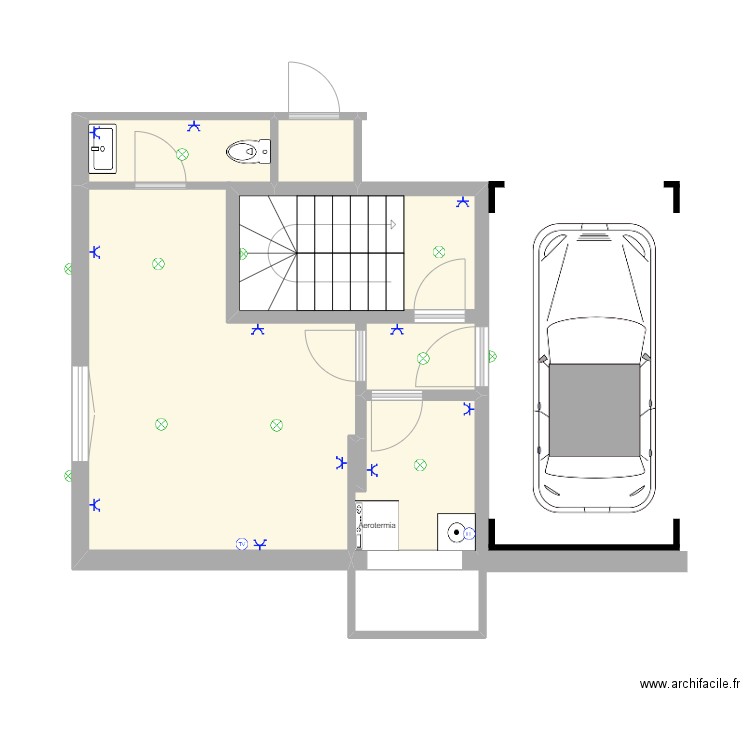 Sótano. Plan de 0 pièce et 0 m2