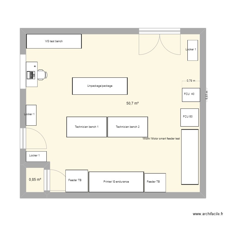 Memphis feeder area. Plan de 0 pièce et 0 m2