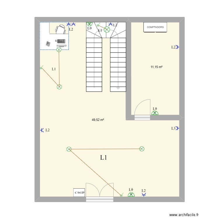 Serveis . Plan de 0 pièce et 0 m2