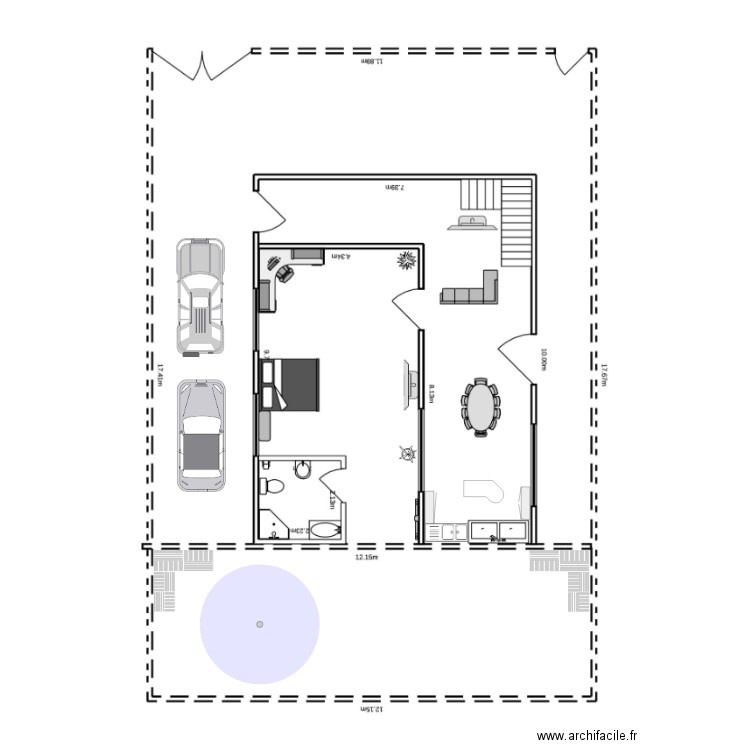 hola. Plan de 0 pièce et 0 m2