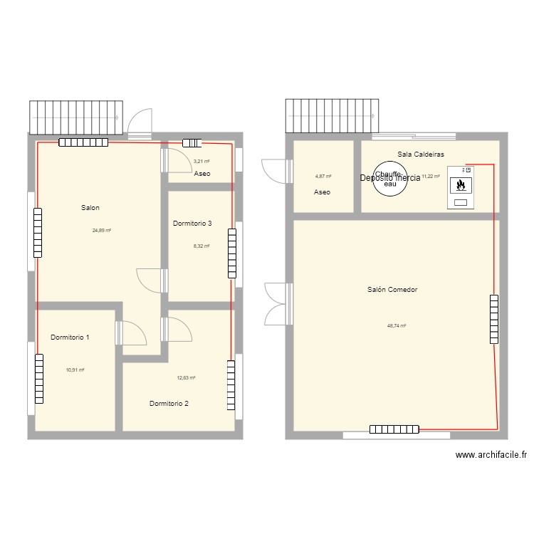 Xinzo. Plan de 0 pièce et 0 m2