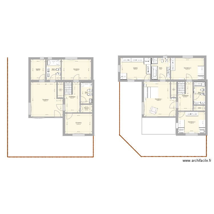 Planta Alta. Plan de 0 pièce et 0 m2