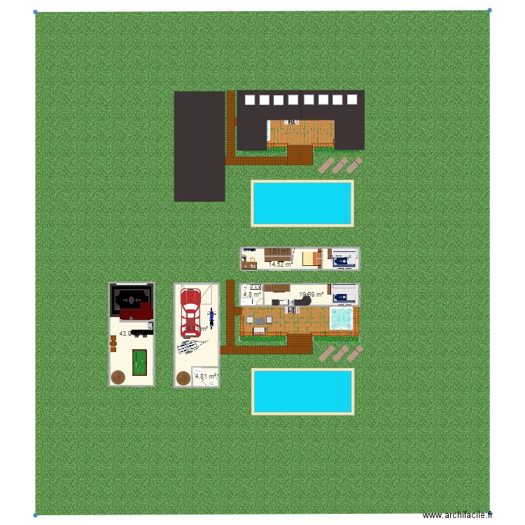 Casa apoio completa. Plan de 0 pièce et 0 m2