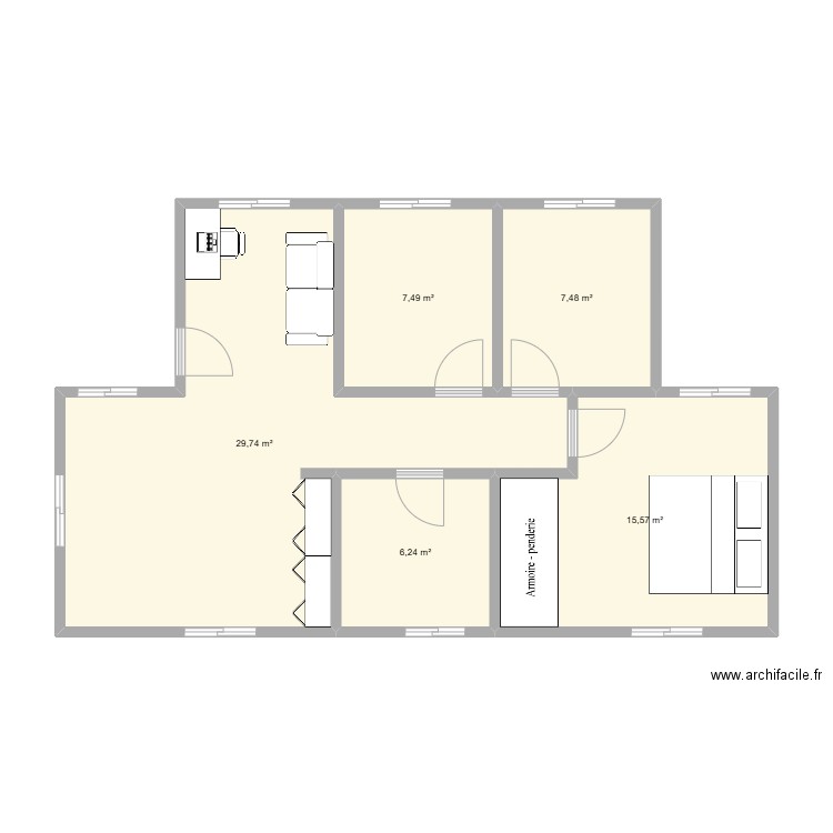 casita4. Plan de 0 pièce et 0 m2