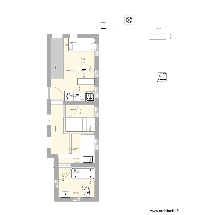 3ER PISO. Plan de 0 pièce et 0 m2