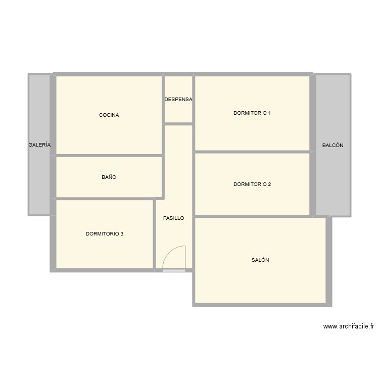 PALAFOX 7 EJEA. Plan de 0 pièce et 0 m2