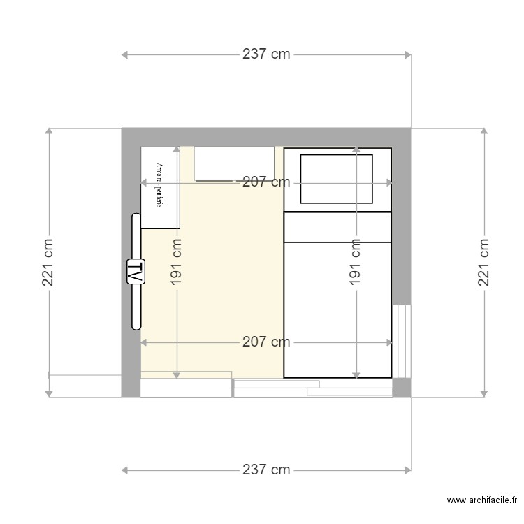 habitacion 3 Magdalena. Plan de 0 pièce et 0 m2