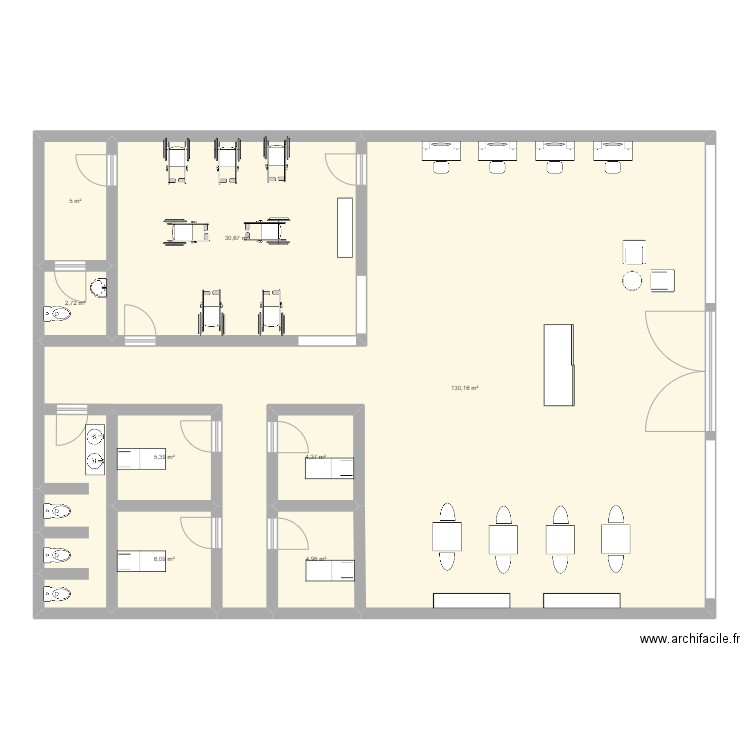 salon de belleza blonde. Plan de 0 pièce et 0 m2