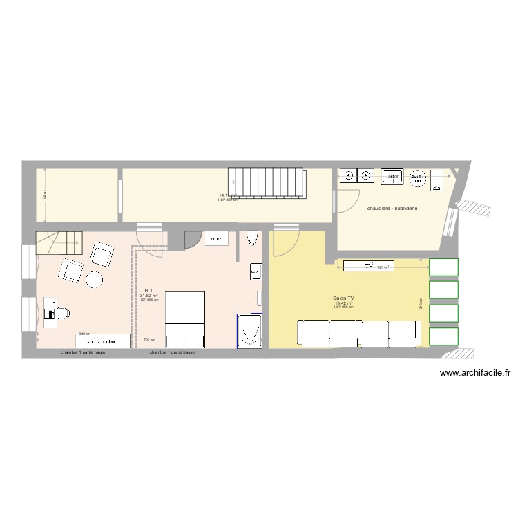 Marteau. Plan de 0 pièce et 0 m2