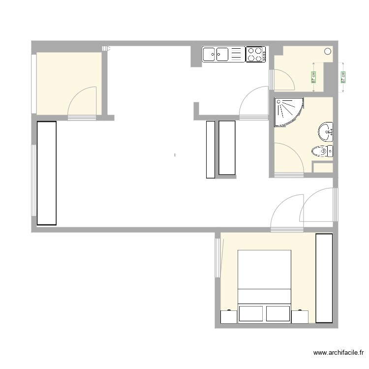Medak 3 Rodos 2. Plan de 0 pièce et 0 m2