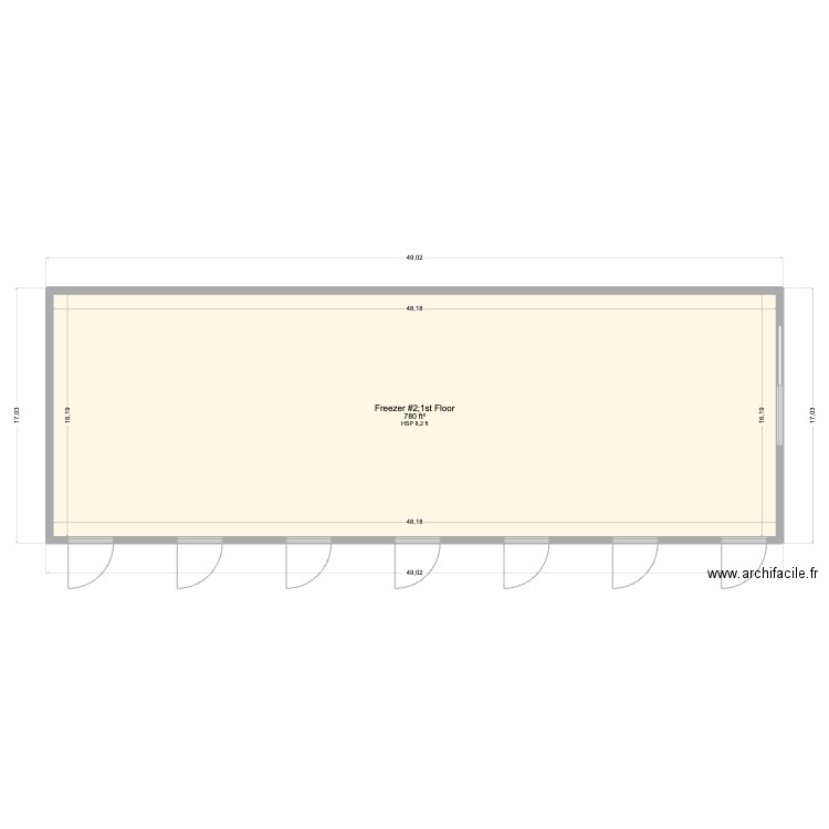 DES Freezer #2 Final. Plan de 0 pièce et 0 m2
