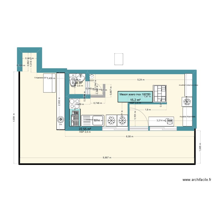 Local 2 ok. Plan de 0 pièce et 0 m2