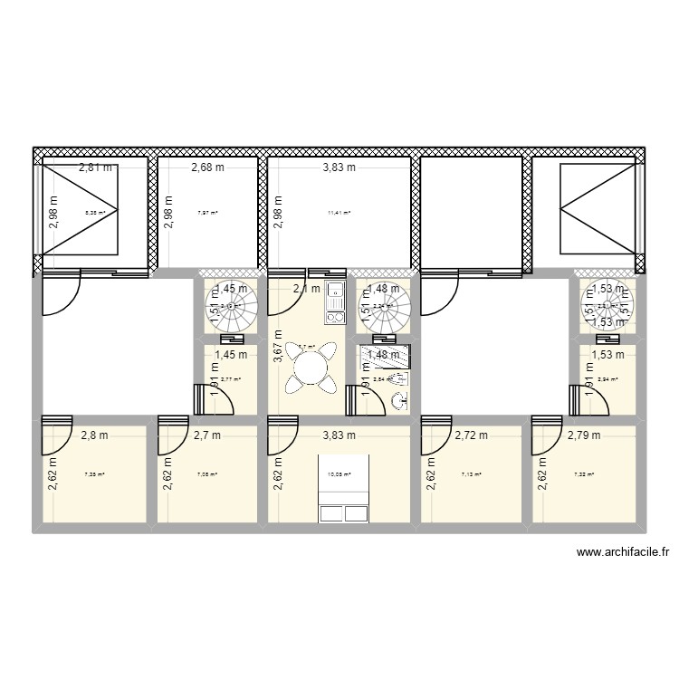 Calzada. Plano de 0 habitación y 0 m2