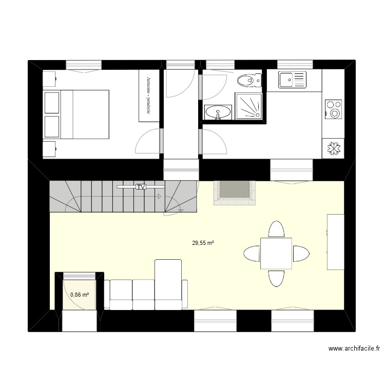 PLANTA BAJA APTO. A   (IZQUIERDA)   futurible 02. Plan de 0 pièce et 0 m2