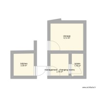staff changing rooms kitchen   air conditioning plan for the kitchen, changing rooms and store
