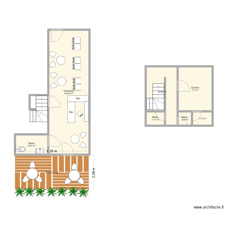 PP Gastronomico. Plan de 0 pièce et 0 m2