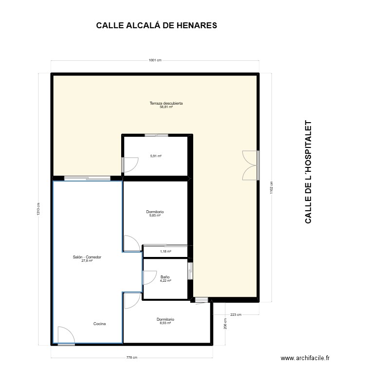 L´HOSPITALET 4-PORT DES TORRENT. Plan de 0 pièce et 0 m2