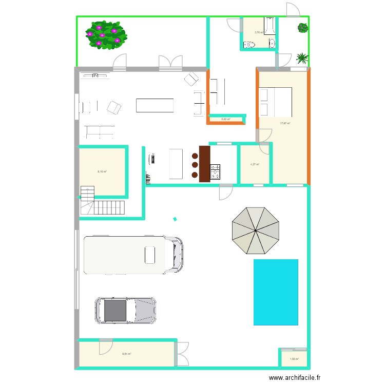 ampliacion bancario. Plan de 0 pièce et 0 m2