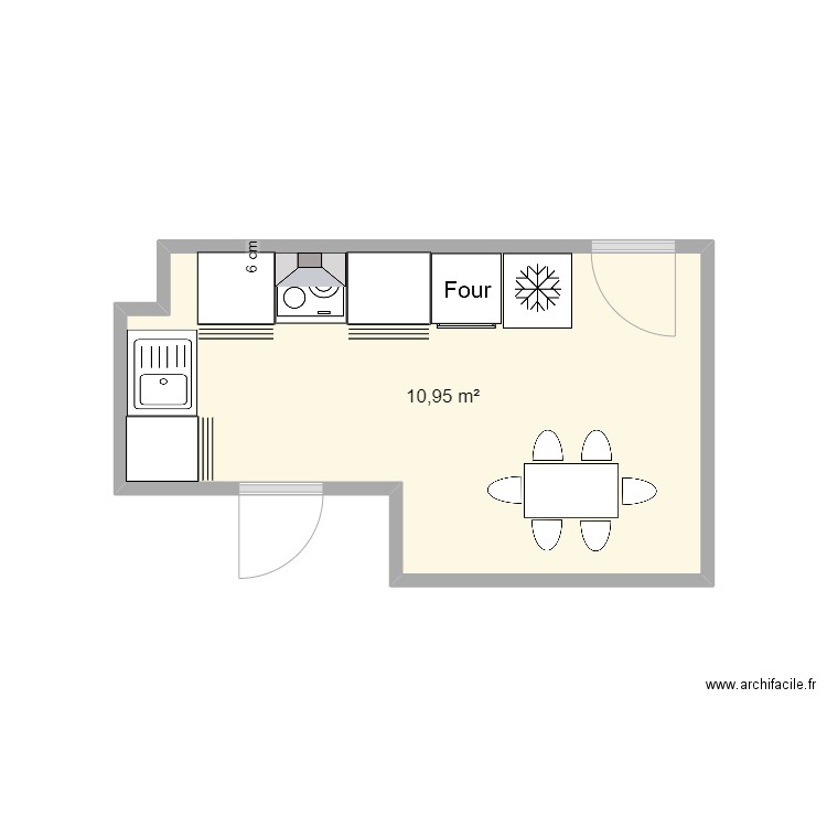 cuina maria. Plan de 0 pièce et 0 m2