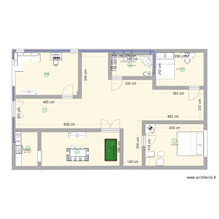 Casa mia. Plan de 0 pièce et 0 m2