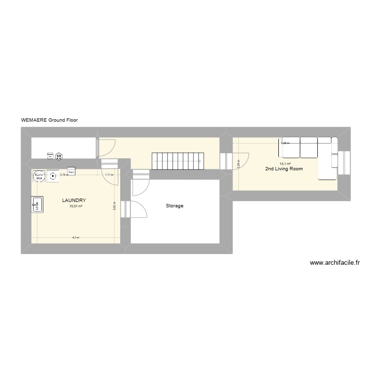 WEMAERE. Plan de 0 pièce et 0 m2