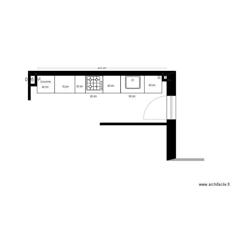 CARLOS CARRERA  (Cocina ). Plan de 0 pièce et 0 m2