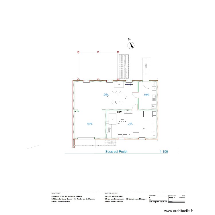 Déménagement bas. Plan de 0 pièce et 0 m2