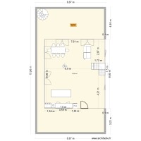 chalet avec terrasse et local garage