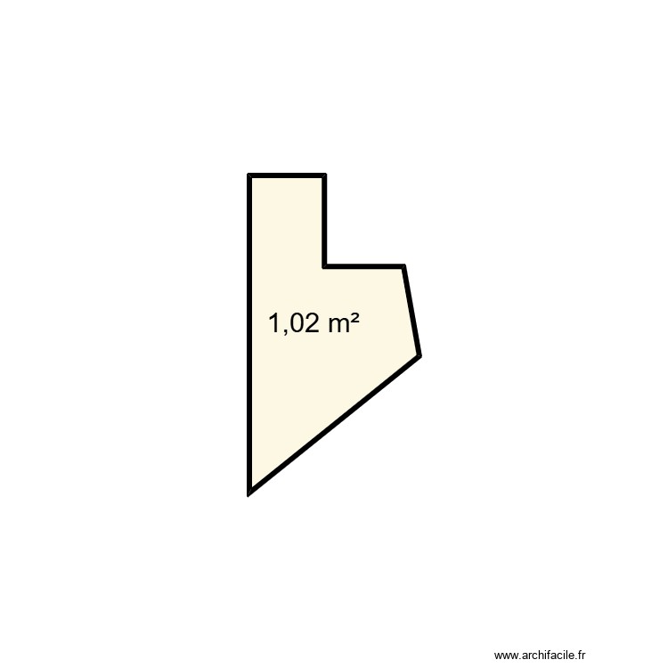 irregulier. Plan de 0 pièce et 0 m2