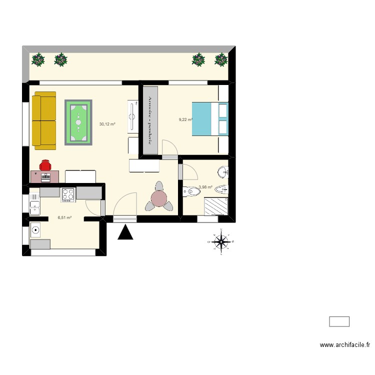 Mary. Plan de 0 pièce et 0 m2