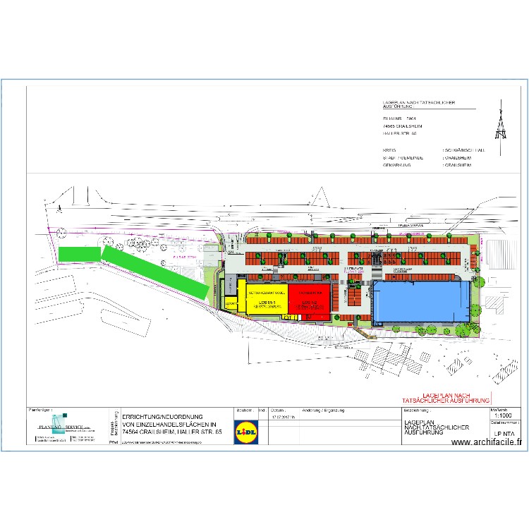 Crailsheim. Plan de 0 pièce et 0 m2