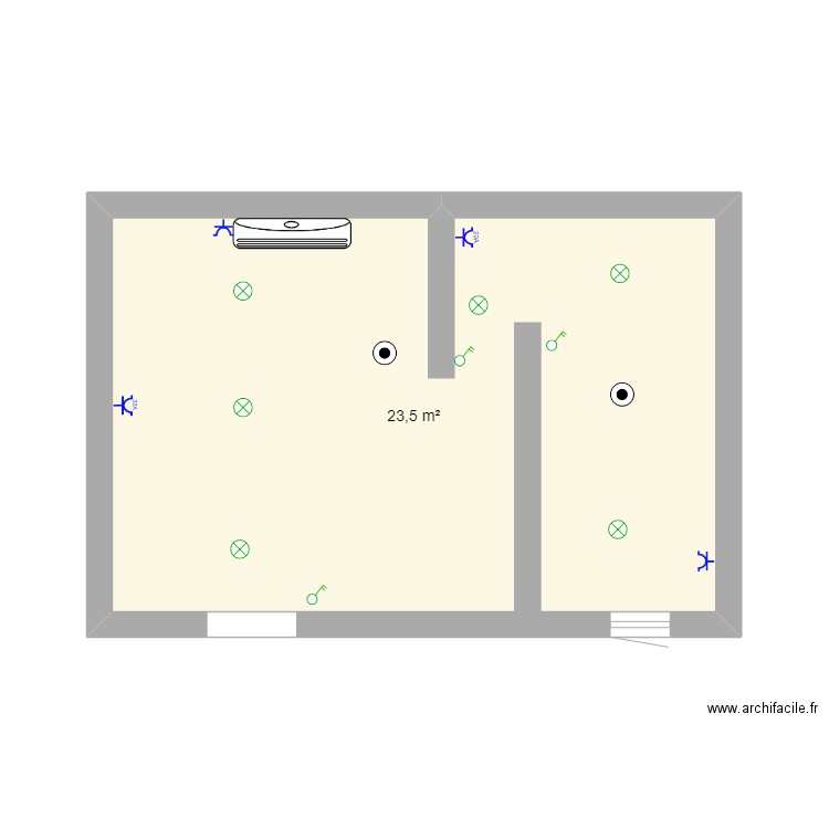Radiologie. Plan de 0 pièce et 0 m2