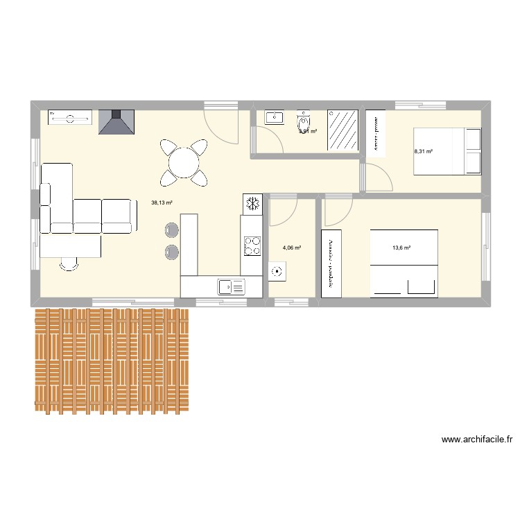 casa2. Plan de 0 pièce et 0 m2