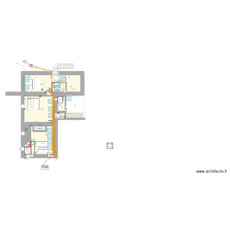 ontwerp electra en installatie v4 nov 24. Plan de 0 pièce et 0 m2