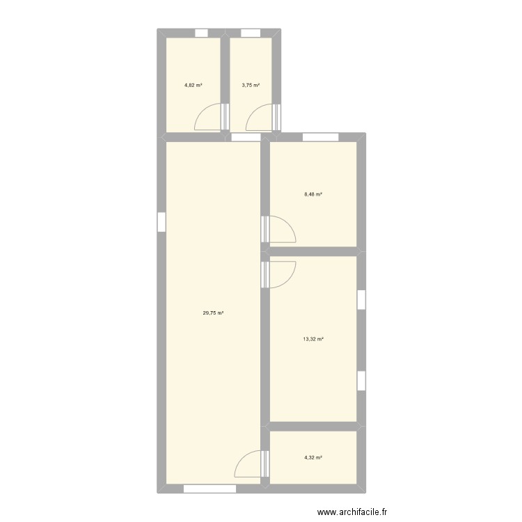 planta. Plan de 0 pièce et 0 m2