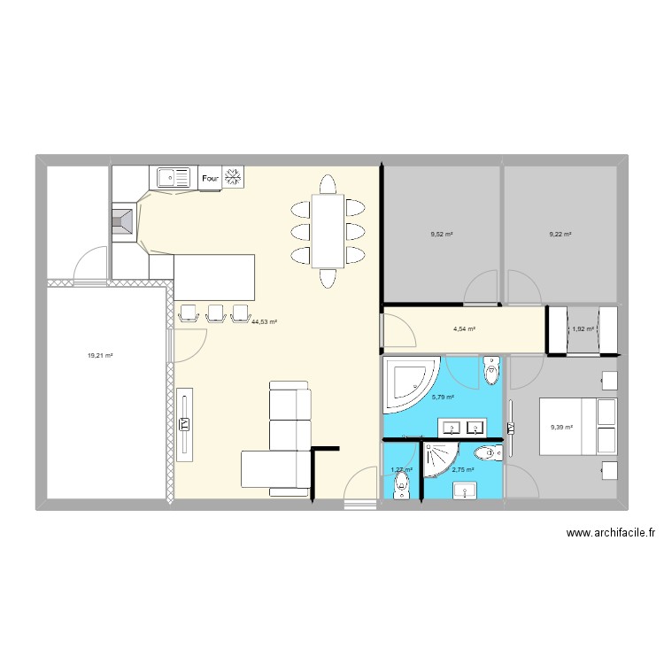 casa. Plan de 0 pièce et 0 m2
