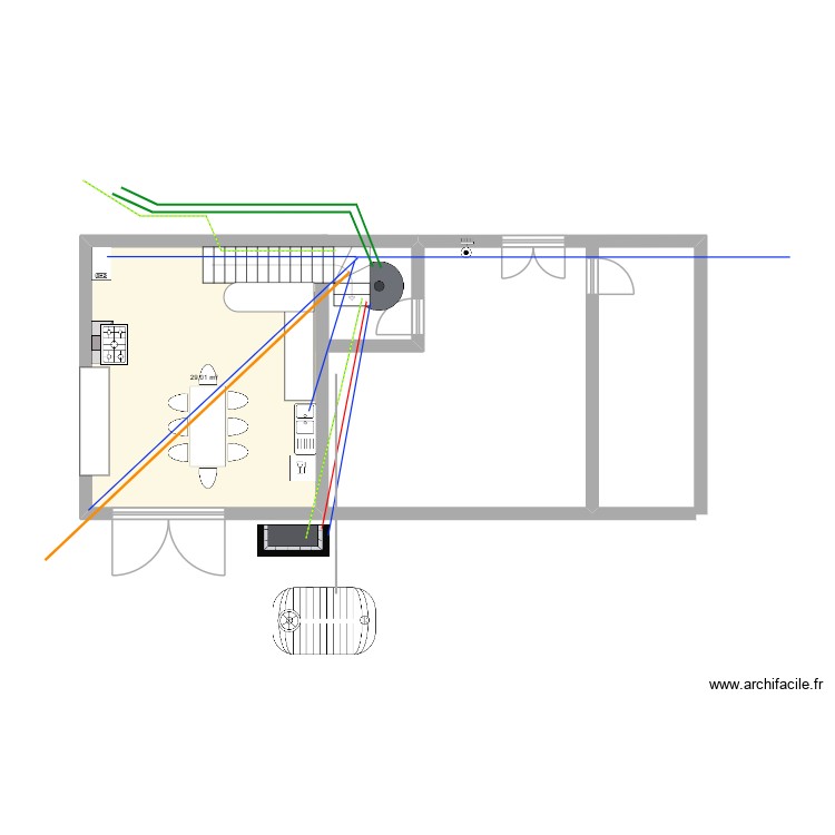 Kitchen appliance. Plan de 0 pièce et 0 m2