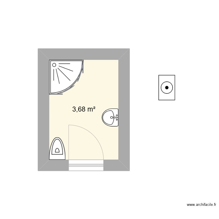 Kupatilo. Plan de 0 pièce et 0 m2