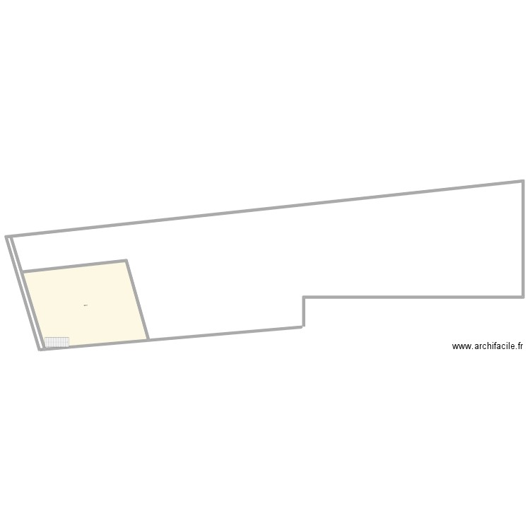 workshop. Plan de 1 pièce et 170 m2