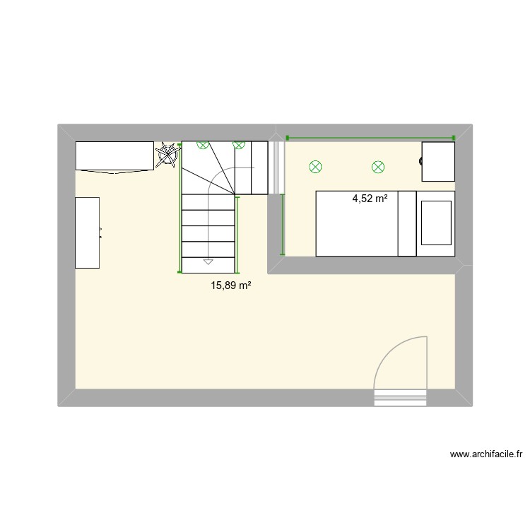 mi chamba. Plan de 0 pièce et 0 m2