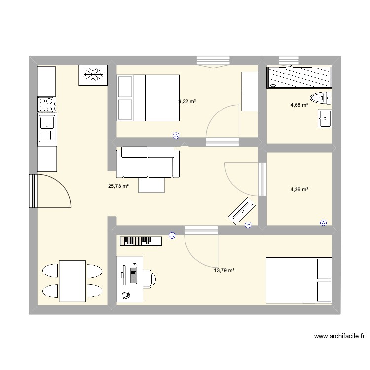 &sigma;&pi;ί&tau;&iota; &mu;&omicron;&upsilon;. Plan de 0 pièce et 0 m2