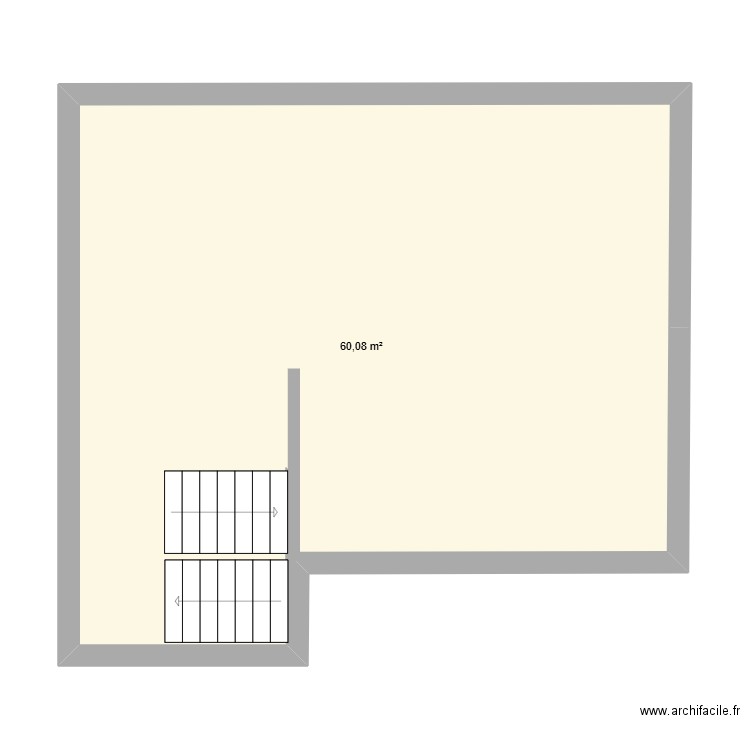 Casa Abiul. Plan de 1 pièce et 60 m2