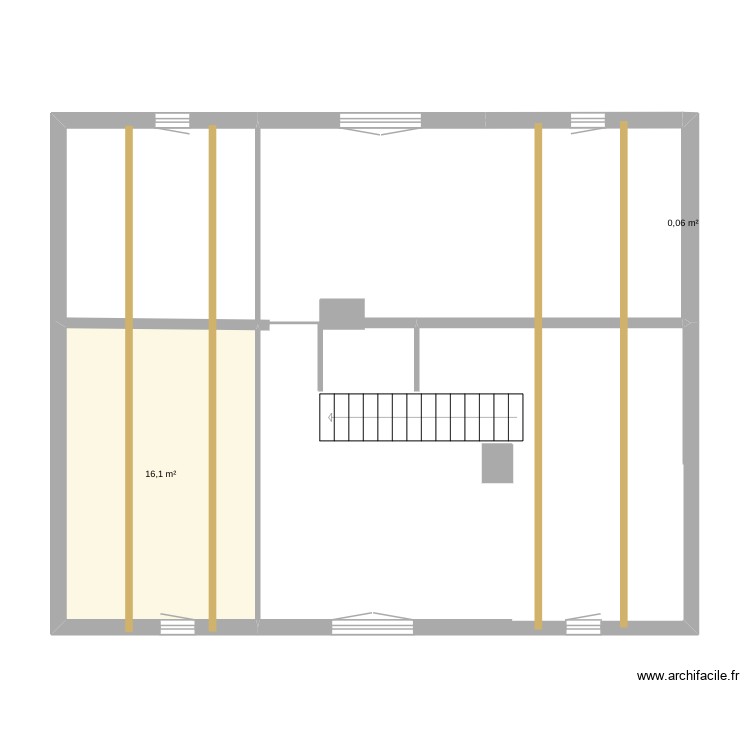 Our house - top floor. Plan de 0 pièce et 0 m2